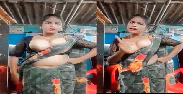 Mallu hindi wife big boobs topless MMS viral