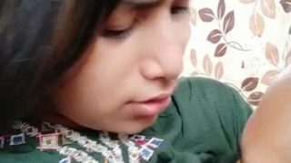 Indian girl getting virgin nipple sucked first